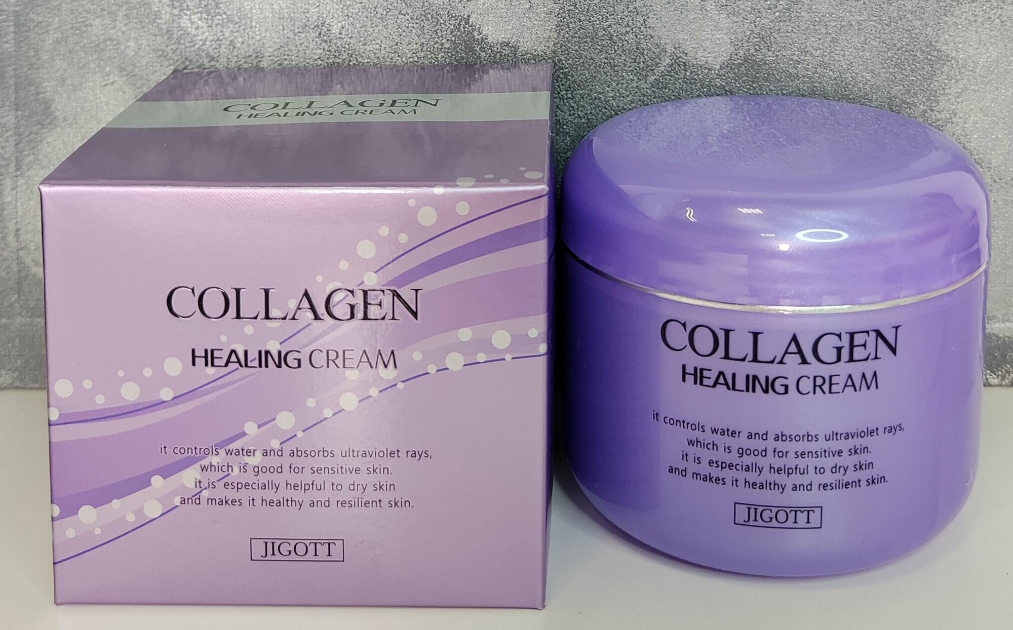 Крем для лица Jigott Collagen Healing Cream 100мл - фото №9
