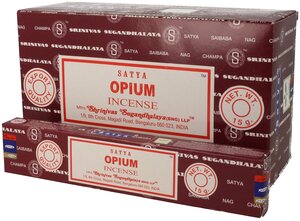 Фото Ароматические палочки - благовония SATYA Opium (Мак) 15г.