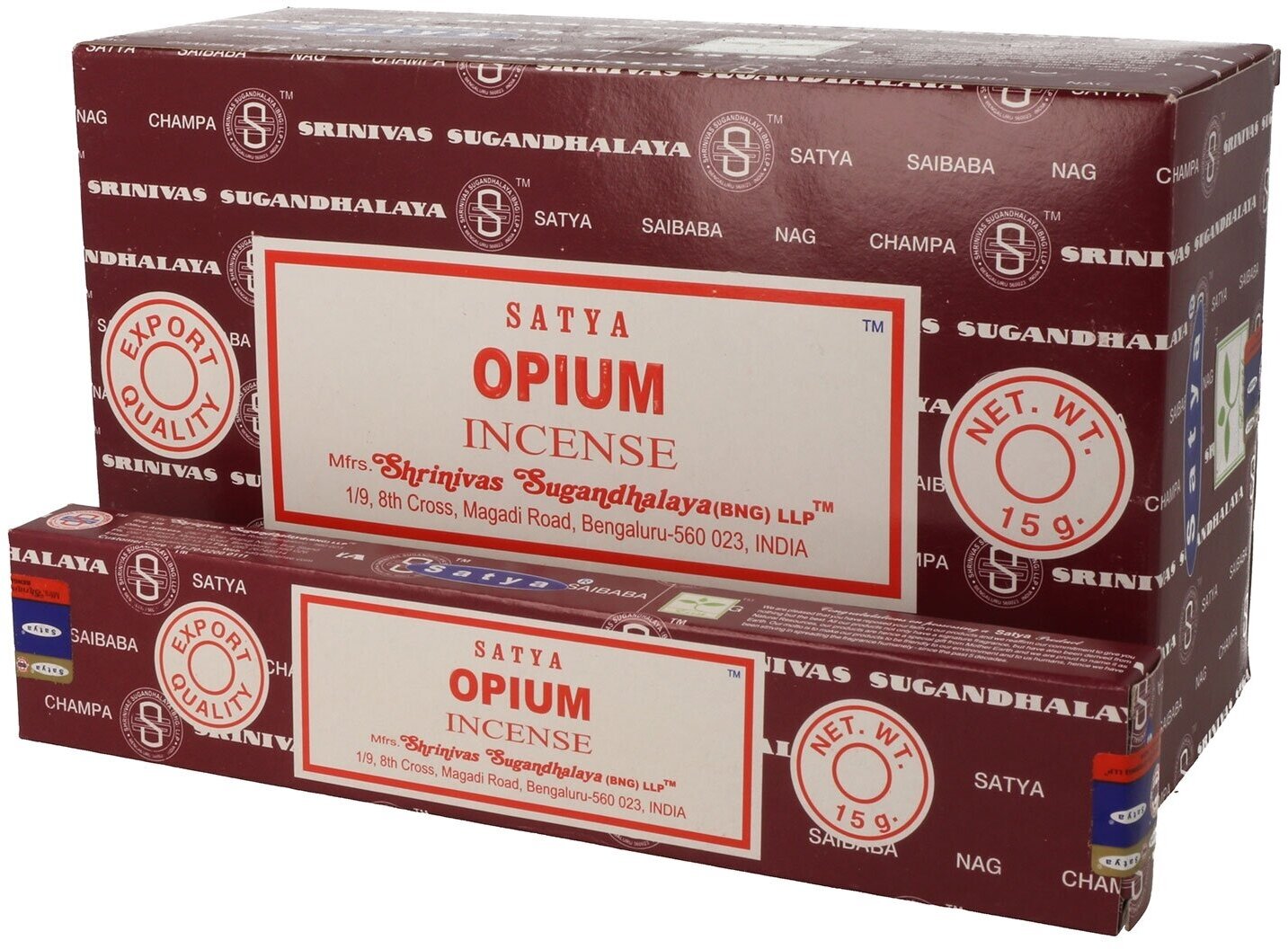 Ароматические палочки - благовония SATYA Опиум (Opium) 15г.