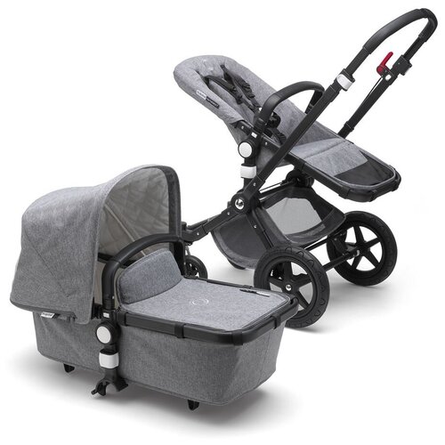 Коляска 2в1 Bugaboo Cameleon 3 Plus complete BLACK/BLACK-BLACK cozy winter VAPOR BLUE