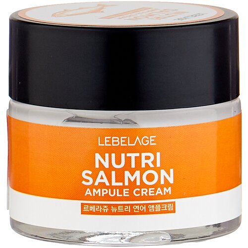 Lebelage Ampule Cream Nutri Salmon Питательный ампульный крем для лица с маслом лосося, 70 мл ампульный крем для лица lebelage питательный с маслом лосося 70 мл