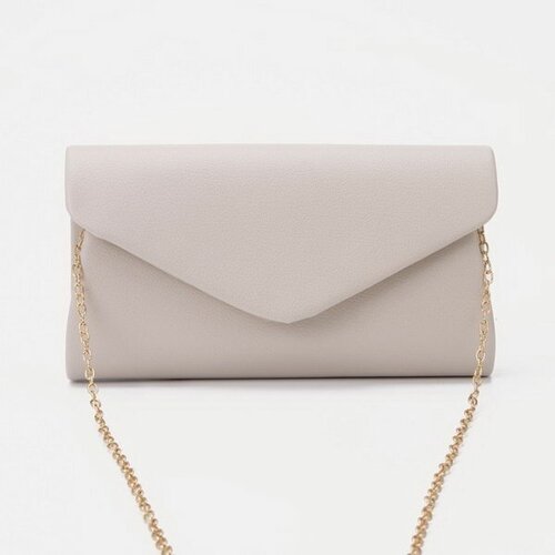 фото Сумка клатч сима-ленд, бежевый сима-лэнд