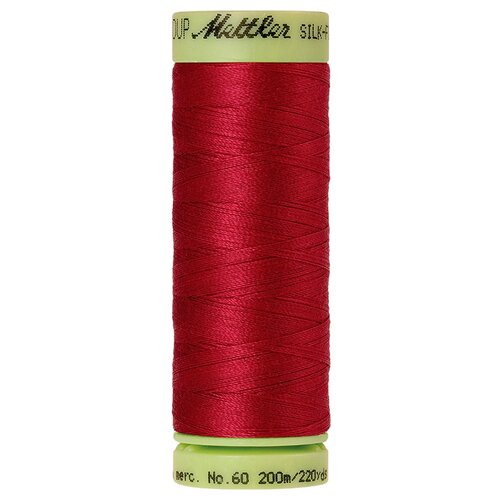 Нить для машинного квилтинга SILK-FINISH COTTON 60, 200 м 100% хлопок 0629 Tulip ( 9240-0629 )