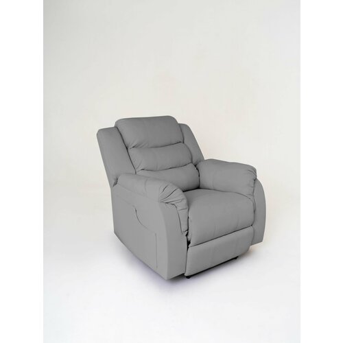 Кресло реклайнер механический Masscomplekt светло-серый 34670₽