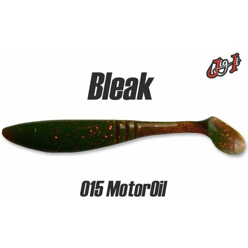 Приманка Силиконовая Jig It Bleak 4 (100 мм) #015 MOTER OIL UV Squid