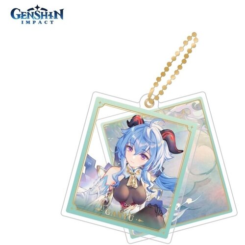 Брелок miHoYo, зеленый брелок акриловый genshin impact геншин импакт genshin impact character acrylic strap hutao 6974696614848