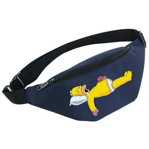 фото Сумка поясная noname, синий