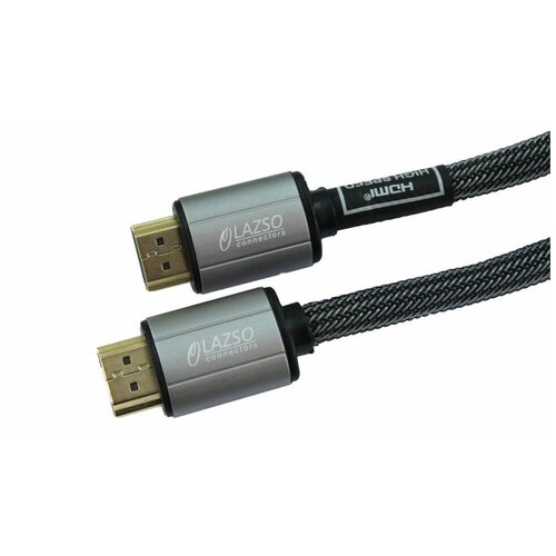 Кабель видео LAZSO WH-111-B HDMI (m)/HDMI (m) 3м. Позолоченные контакты черный кабель видео hdmi m hdmi m 3м черный