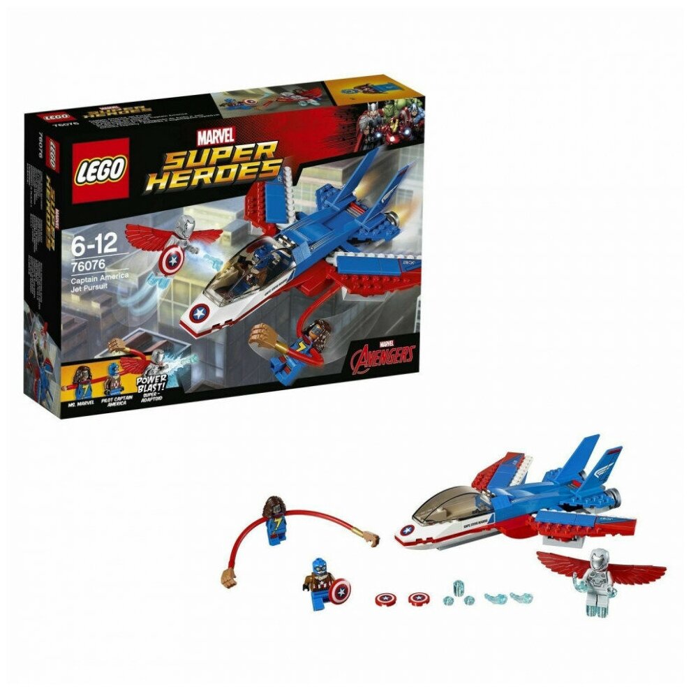 LEGO Super Heroes Воздушная погоня Капитана Америка - фото №10