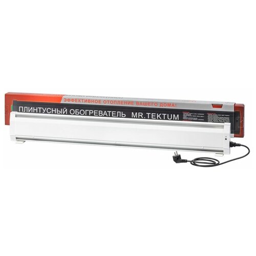 MrTektum Электрический плинтусный обогреватель 900Вт Smart Line 21м Белый AG-SMART21-WRL 1803000₽