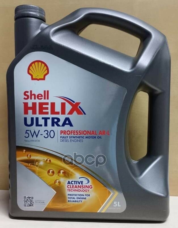 Shell Масло Моторное Синтетическое Shell Helix Ultra Professional Ar-L 5W-30 (5Л)