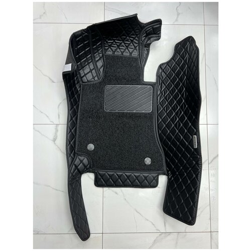 Кожаные коврики 5D на Mersedes Benz c205