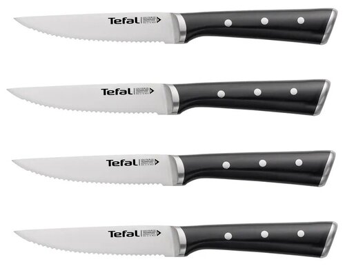 Tefal Набор ножей для стейка Ice force 4 шт. черный 4 4 11 см