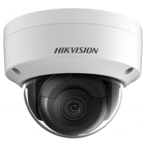 Hikvision 2Мп уличная купольная IP-камера с EXIR-подсветкой до 30м и технологией AcuSense1/2.8 Progressive Scan CMOS; объектив 2.8мм; угол обзора 107°; механический ИК-фильтр; 0.005лк@F1.6; сжатие H