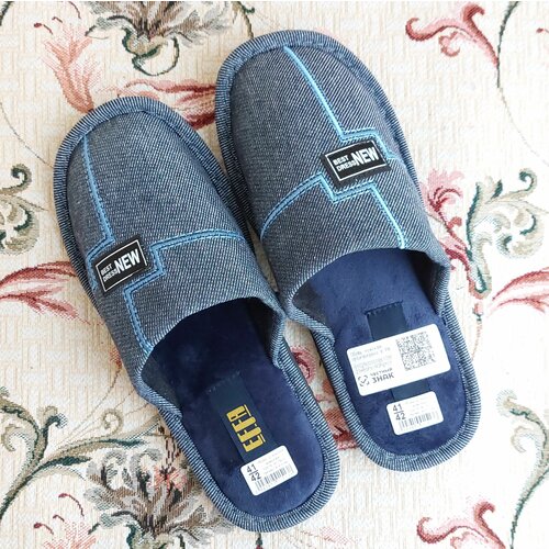 фото Тапочки effa, размер 43/44 (280 мм), синий