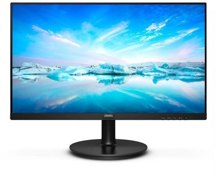 Монитор Philips 22" 221V8LD 1920x1080 VA 75Гц 4ms FreeSync VGA DVI HDMI