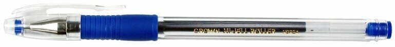 Ручка гелевая неавтоматическая Crown HJR-500R синяя (толщина линии 0.5 мм) - фотография № 6