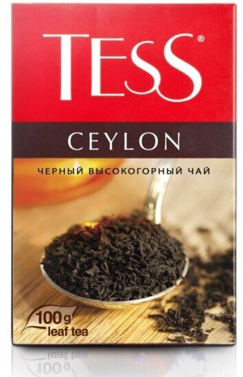 Чай TESS Ceylon черный листовой, 100 г