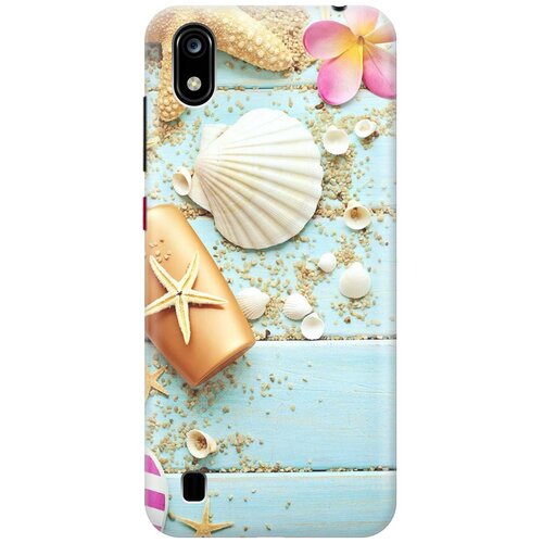 фото Re:pa накладка transparent для zte blade a7 2019 с принтом "пляжный натюрморт"