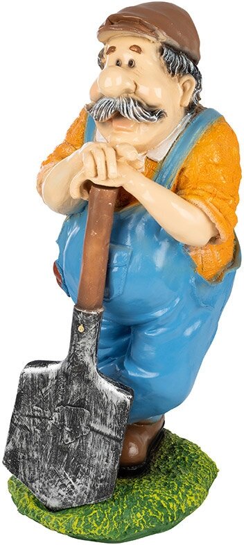 Фигурка садовая "Мужик с лопатой" H-65 см