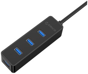 USB-концентратор ORICO W5PH4-U3, разъемов: 4, черный