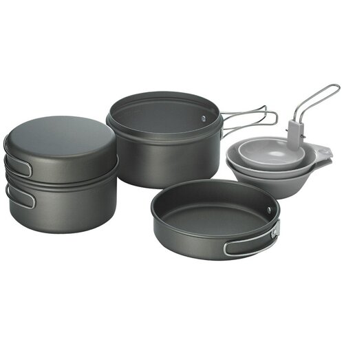 Горелка KOVEA KSK-SOLO2, 1.2 л, темно-серый набор посуды naturehike туристический 4 в 1 набор котелков