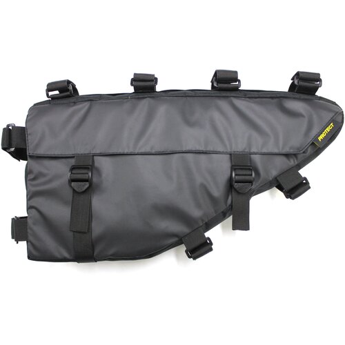 велосумка protect feedbag на раму серия bikepacking р р 31х10х5 см цвет черный Велосумка под раму, серия Bikepacking, р-р 46х24х6 см, цвет черный, PROTECT