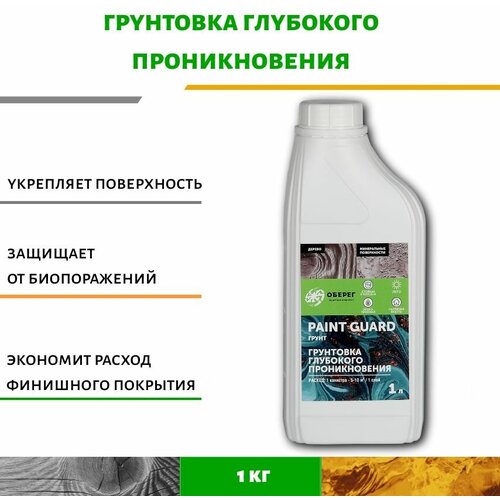 Грунтовка акриловая глубокого проникновения PaintGuard (ВД-АК-01-05) 1л