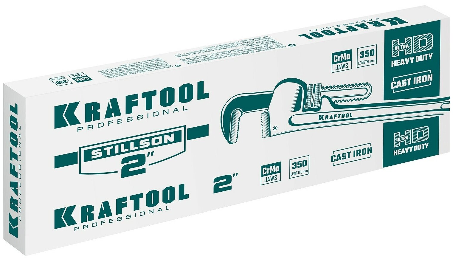 KRAFTOOL STILLSON, 2″, 350 мм, Трубный разводной ключ (2727-35)