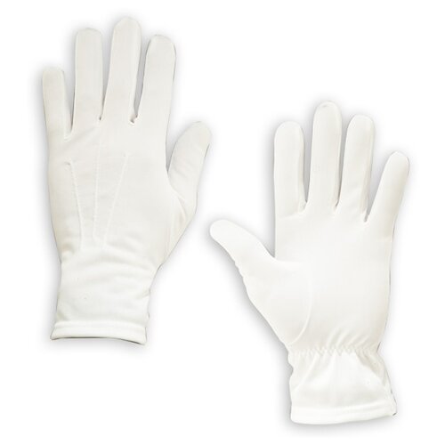 фото Перчатки парадные белые сплав