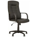 Кресло для руководителя РАДОМ Boss KD TILT PL64, обивка: искусственная кожа, цвет: экокожа eco-30 (черный) - изображение