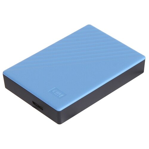 Внешний жесткий диск WD Original USB 3.0 4Tb WDBPKJ0040BBL-WESN My Passport 2.5" голубой