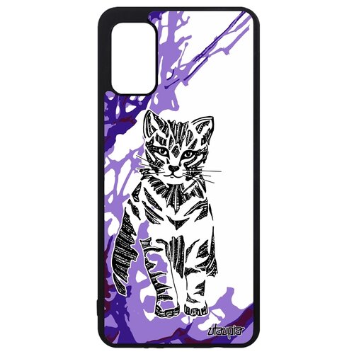 фото Чехол для мобильного galaxy a41, "кот" пушистый маленький utaupia