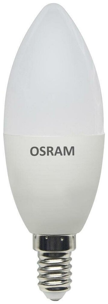Светодиодная лампа Osram LED Star Classic 8W=75W 4000K 806Лм E14 свеча