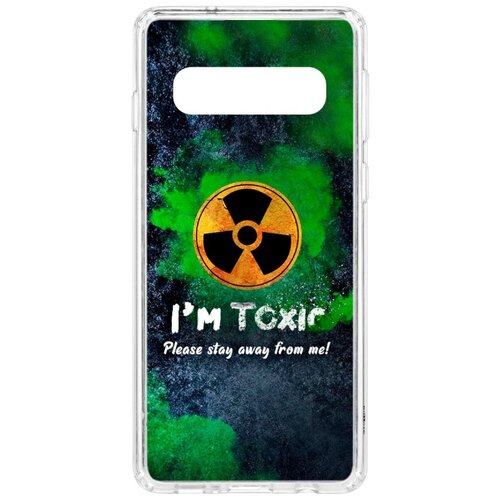 фото Чехол на samsung galaxy s10 kruche print toxic кruче