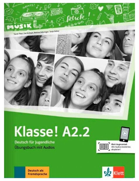 Klasse! A2.2. Deutsch für Jugendliche. Übungsbuch mit Audios - фото №1