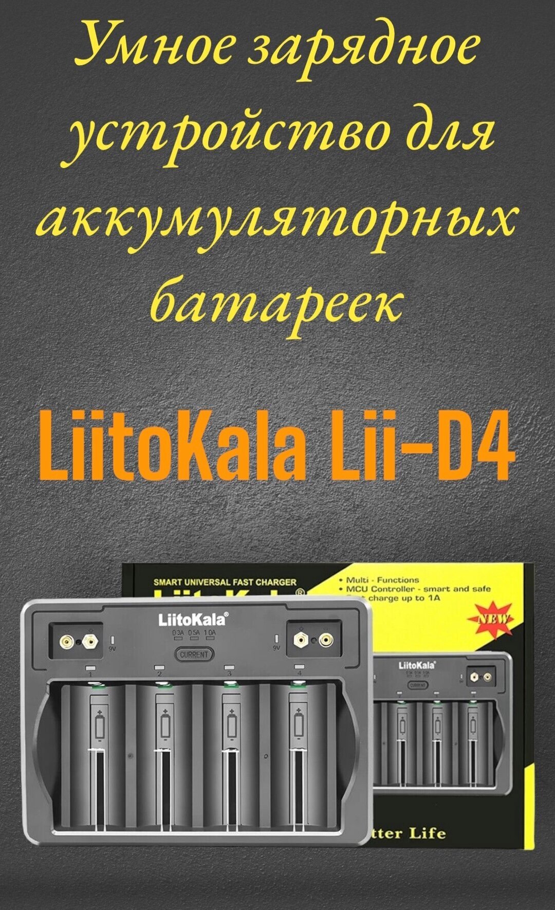 Зарядное устройство LiitoKala Lii-D4