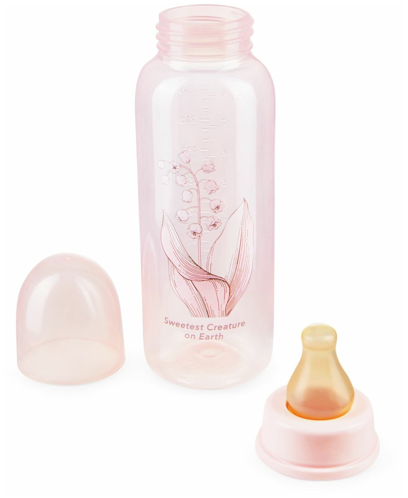 Бутылочка с латексной соской соской мишки Happy Baby/Хэппи Беби 250мл Zenith Infant Product - фото №7