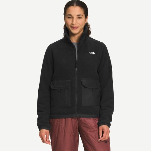 куртка  The North Face, силуэт свободный, размер L (48), черный