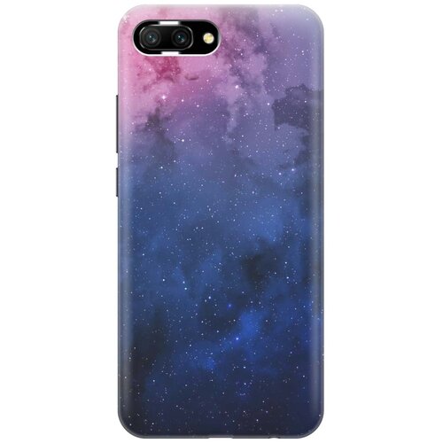 фото Gosso ультратонкий силиконовый чехол-накладка для honor 10 с принтом "звездное зарево"