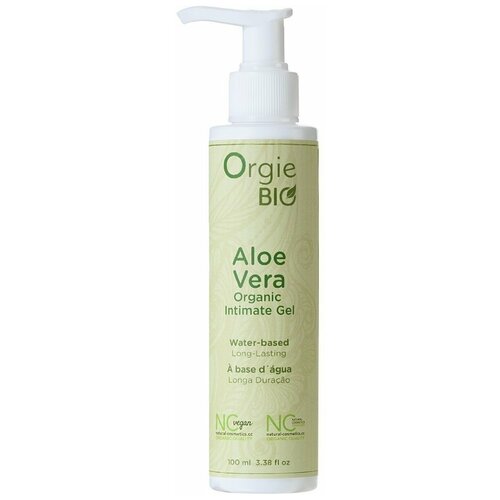 Купить Органический интимный гель Orgie Bio Aloe Vera с ароматом Алое Вера, 100 мл, бесцветный/цветы, female