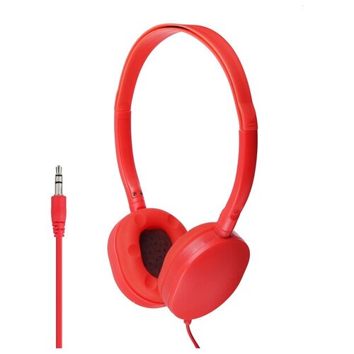 Наушники проводные накладные FORZA кабель 120см красные 20000₽