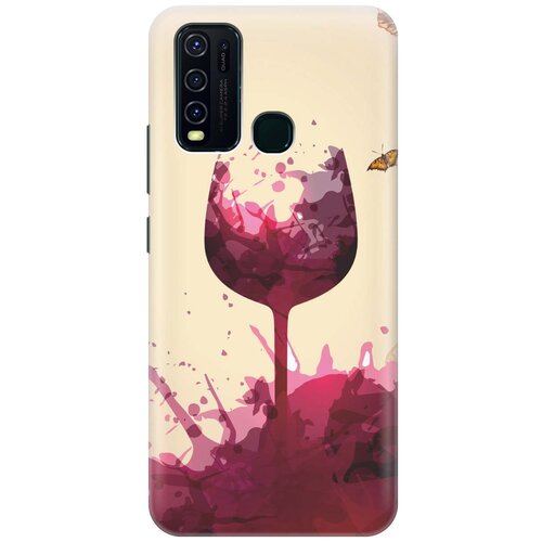 фото Re:pa чехол - накладка artcolor для vivo y30 с принтом "летнее вино"