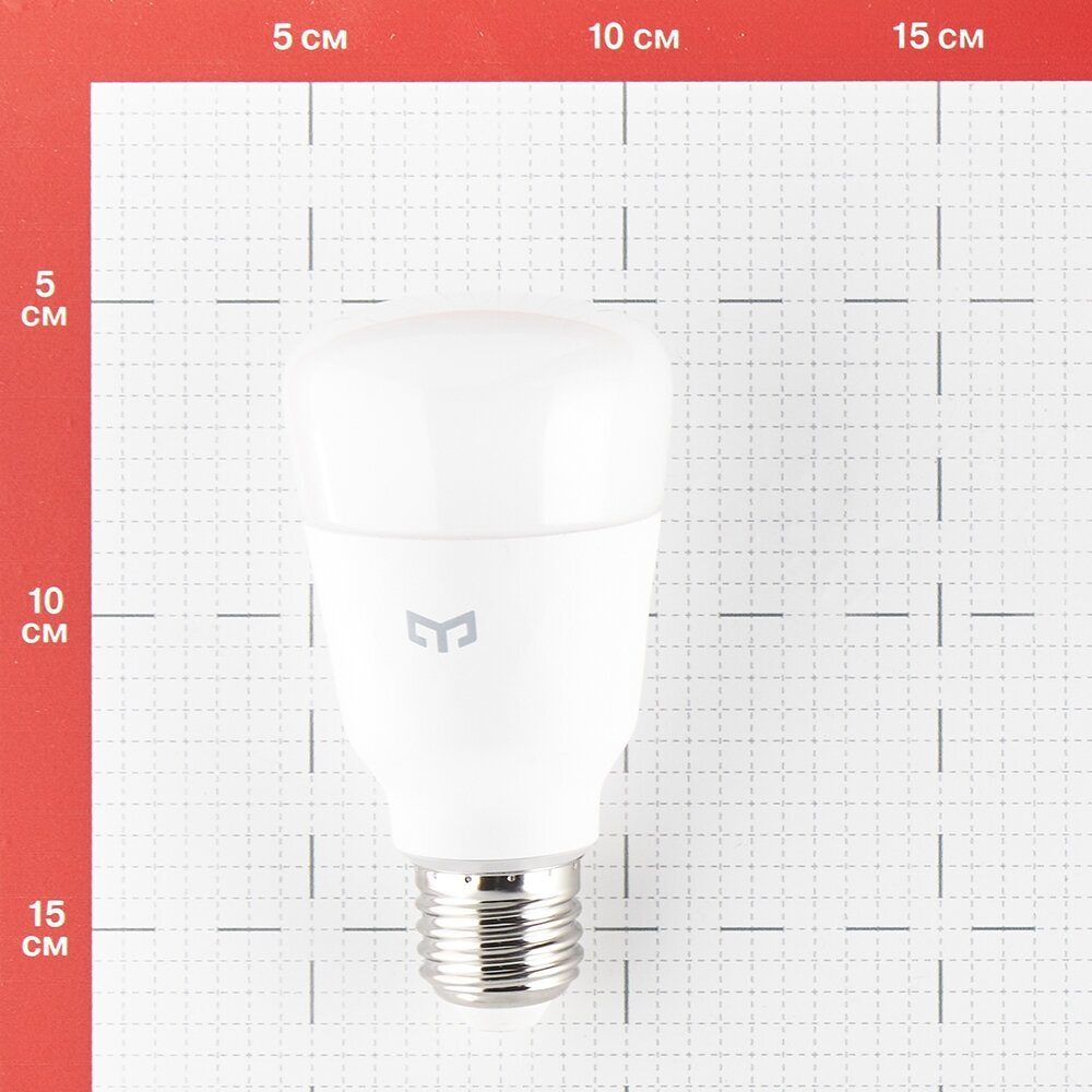 Лампа умная светодиодная Yeelight Е27 2700К 8 Вт 900 Лм 180-260 В цилиндр матовая (1 шт.)