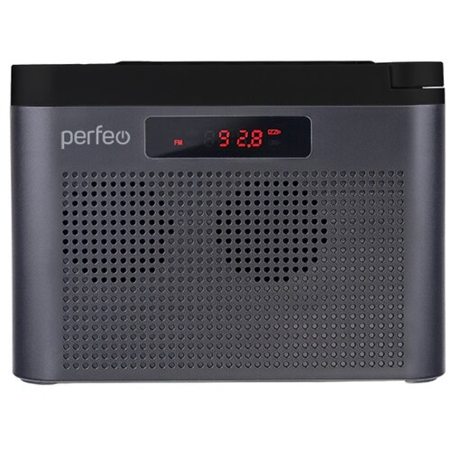 Радиоприемник Perfeo ТАЙГА FM+ 66-108МГц/ MP3/USB серый (I70GR)
