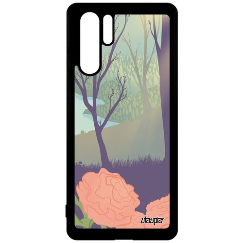 фото Чехол на huawei p30 pro, "лесные розы" свет пейзаж utaupia