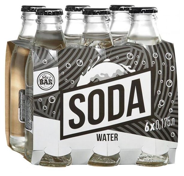 Напиток StarBar Soda Water 175мл Бобимэкс - фото №1