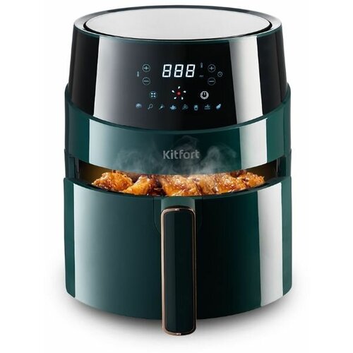 Аэрогриль KITFORT КТ-2222 1500 Вт зеленый 786000₽