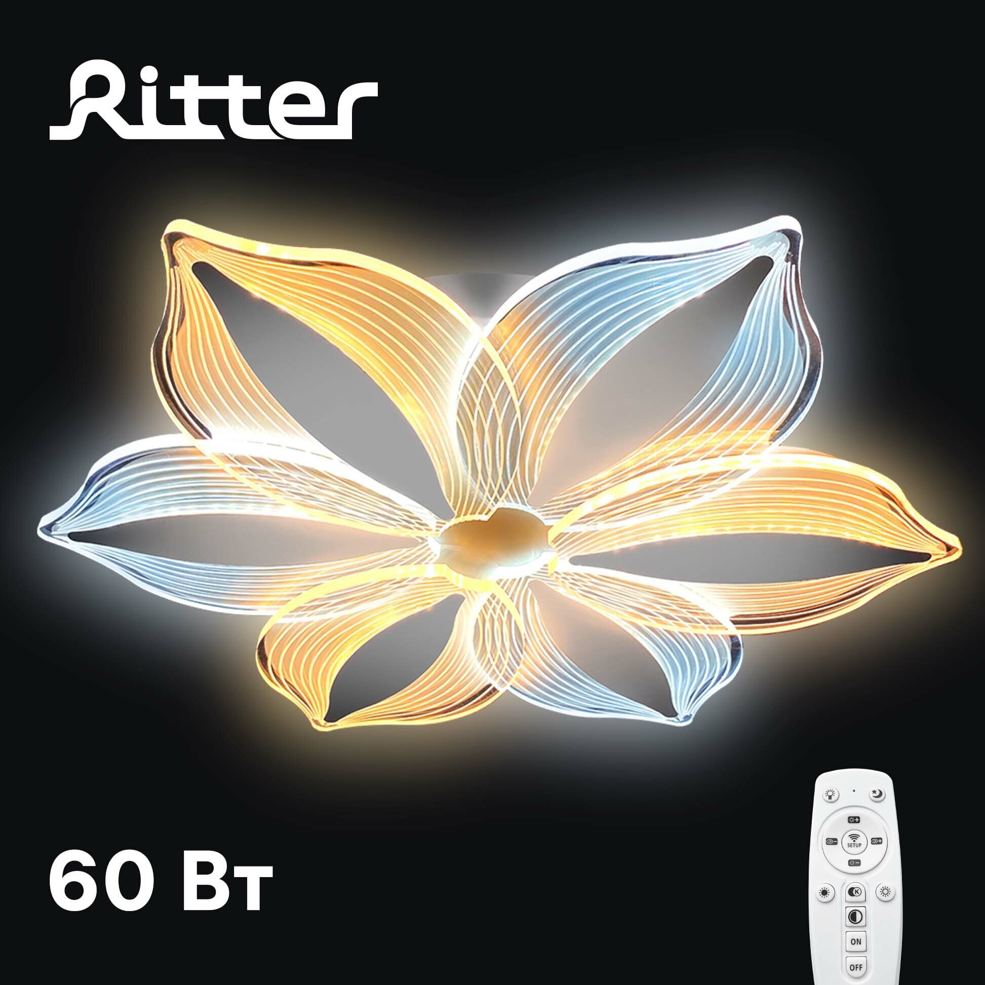 Люстра светодиодная Ritter Lucino 52380 2