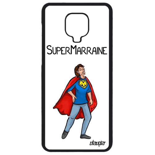 фото Чехол на мобильный redmi note 9 pro, "суперкрестная" рисунок мама utaupia